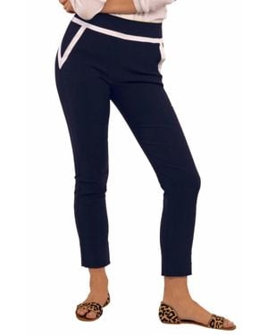 Gretchen Scott Slick Slax Gripeless Pull On Pants - Blue
