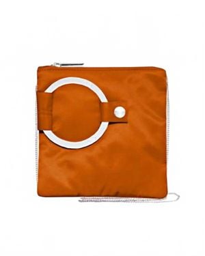 Paige Hamilton Design Jane Clutch Bag With Chain - Orange