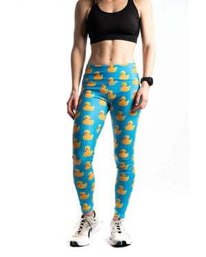 ChicknLegs Rubber Ducky Leggings - Blue