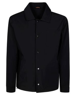 ONTHEBUND Work Nylon Snap Jacket - Black