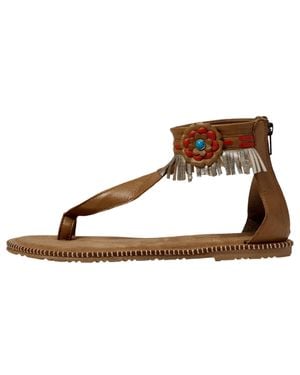 Manitobah Wasaga Ankle Sandal Light Brun Leger 4061361 - Brown