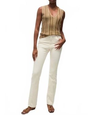 Veronica Beard Sid Sleeveless Pullover - Natural