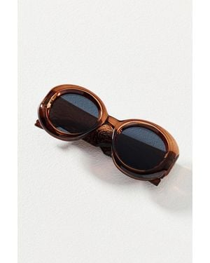 I-SEA Circle Floral Sunglasses - Black