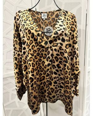 Ivy Jane Cheetah Print Pullover Top - Brown