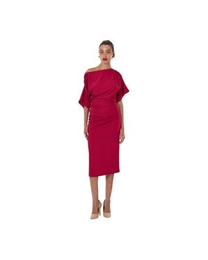 Wolford Fluid Drape Dress - Red