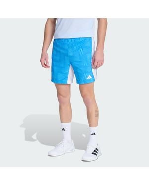 adidas Tech Intensity Aop Shorts - Blue