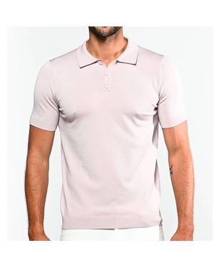 Postmarc 3-Button Knit Polo Shirt - White