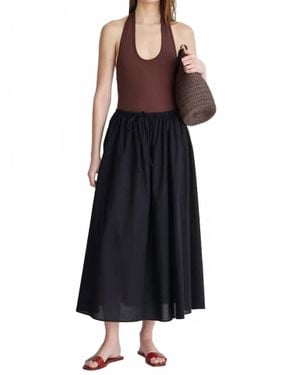 Apiece Apart Hanne Tie Maxi Skirt - Black