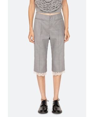 Sea Fiora Tropical Capri Pants - Gray