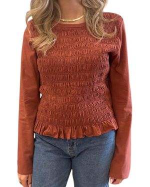 Ces Femme Brooks Long Sleeve Top - Orange