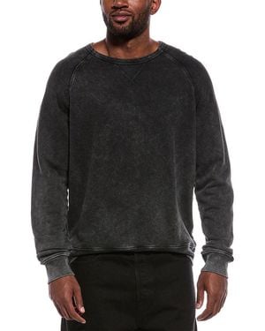 ATM French Terry Pigment Wash Sweatshirt - Black