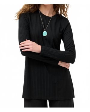 Johnny Was Jenna Knit Tunic - Black