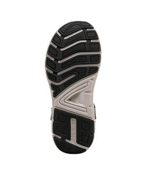 Vionic Walk Max Wanderer Walking Sandals Hazelnut Leather Mesh J3205M1200 - Black