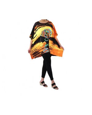 NF African Caftan Tunic - Black