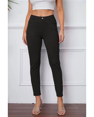 TRUEDAMES Stretchystitch Pants By Basic Bae - Black