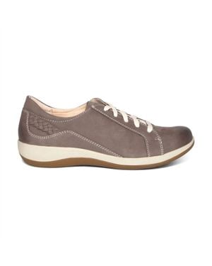 Aetrex Dana Lace Up Sneaker - Gray