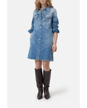 Closed Utility Denim Dress - Blue