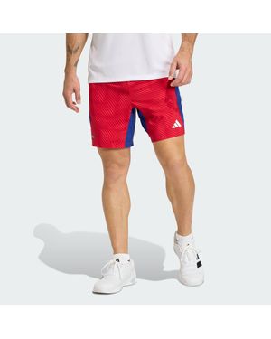 adidas Tech Intensity Aop Shorts - Red