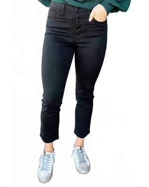 LOVERVET High Rise Ankle Straight Leg Jeans - Blue