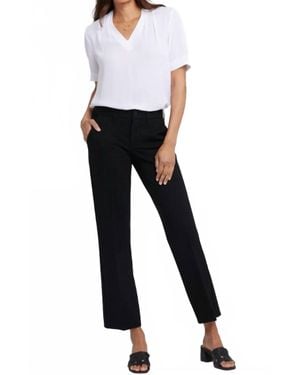 NYDJ Straight Leg Trouser - Black