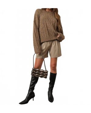 Pretty Garbage Andre Sweater - Natural