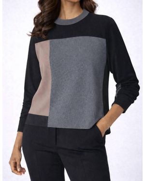 J'Envie/Eli Berlin Colorblock Tunic - Gray