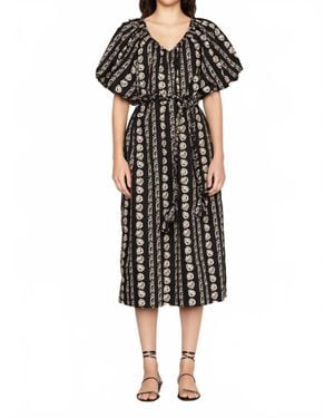 Marie Oliver Foster Midi Dress - Black
