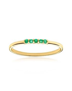 RS Pure By Ross-Simons Emerald Ring - Yellow