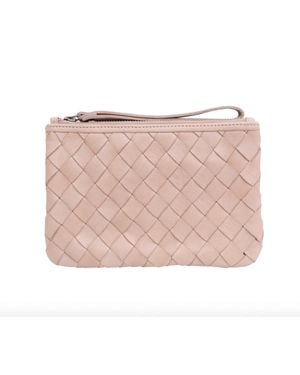 Latico Amal Woven Wristlet - Pink