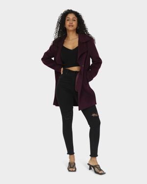 Belle & Bloom Ex-Boyfriend Oversized Jacket - Black