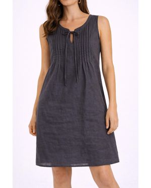 Splendid Stella Linen Mini Dress - Purple