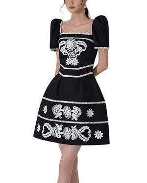 Silvia Rufino Mini Dress - Black