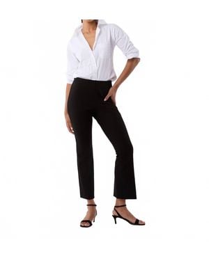 ANN MASHBURN Faye Flare Cropped Pants - Black