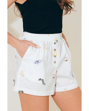 TRUEDAMES After Hours Woven Shorts - Black