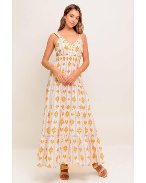 TRUEDAMES Daily Delight Woven Maxi Dress - Natural
