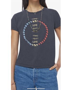 Mother Lil Goodie Goodie Cotton T-Shirt - Black