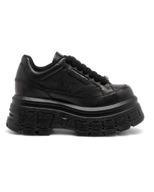 Windsor Smith Chunky Leather Sneakers - Black