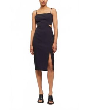 French Connection Echo Cut Out Dress - Blue