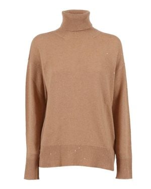 Lorena Antoniazzi Knit Turtleneck - Brown
