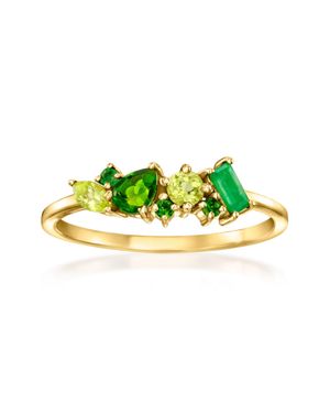 RS Pure By Ross-Simons Tonal Multi-Gemstone Ring - Green