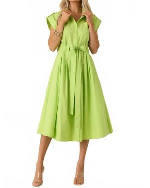 PROSPERINE® Lana Midi Dress - Green