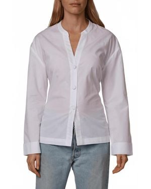 CISSA Bow Back Shirt - Purple