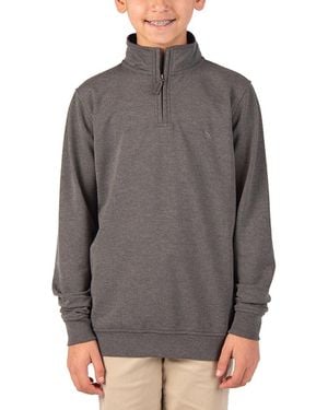 Tailorbyrd Fleece 1/4-Zip Pullover - Gray