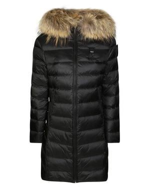 Blauer Kristin Long Hooded Jacket - Black