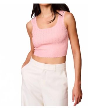 LoveShackFancy Prague Tank Top - Pink
