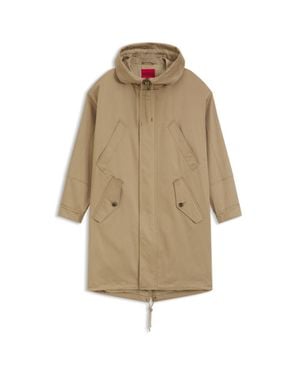 HUGO Water-Repellent Parka - Natural