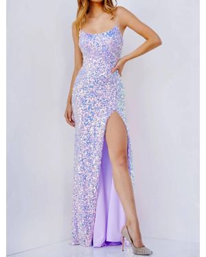 JVN Sequin Dress - Purple