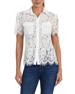 Love Token Mel Lace Top - White