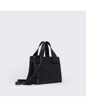 Mesh Charlene Satchel Bag - Black