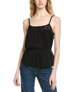 Michael Stars Dahlia Waist Tie Tank - Black